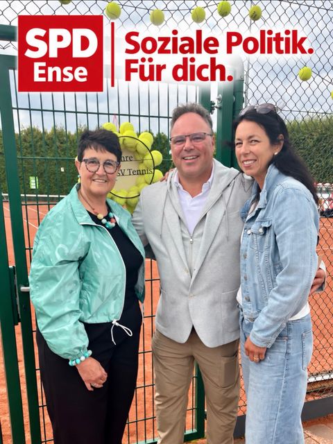 Instagram-Beitrag von SPD Ense: 🎾 50 Jahre Tennis beim Höinger SV! 🥳
Was für ein Jubiläum! Wir von der SPD Ense waren natürlich v