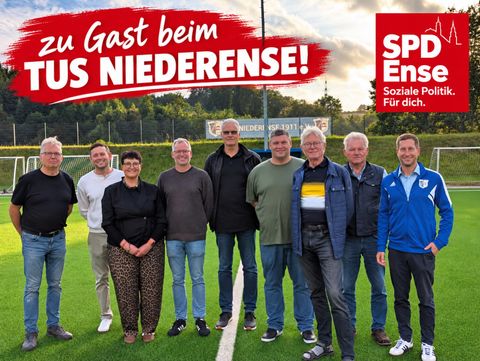 Instagram-Beitrag von SPD Ense: ⚽ Zu Gast beim TuS Niederense
Am Donnerstag war unsere SPD-Fraktion im Austausch mit dem Vorstand d