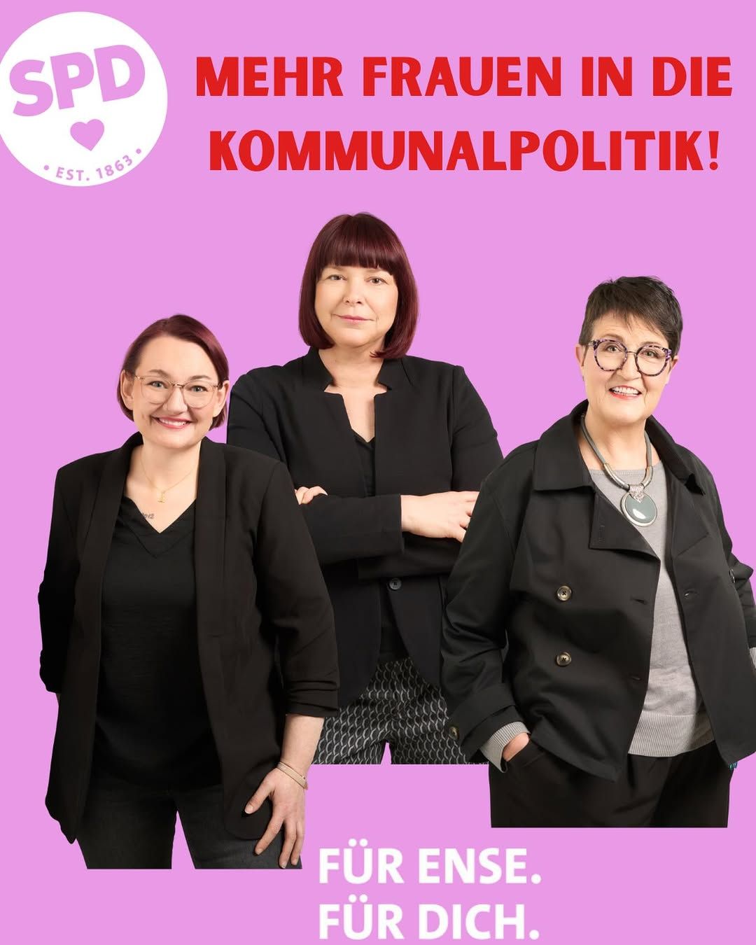 Instagram-Beitrag von SPD Ense: 🌹 Weltfrauentag: Mehr Frauen in die Kommunalpolitik!

Am heutigen Weltfrauentag möchten wir ein...